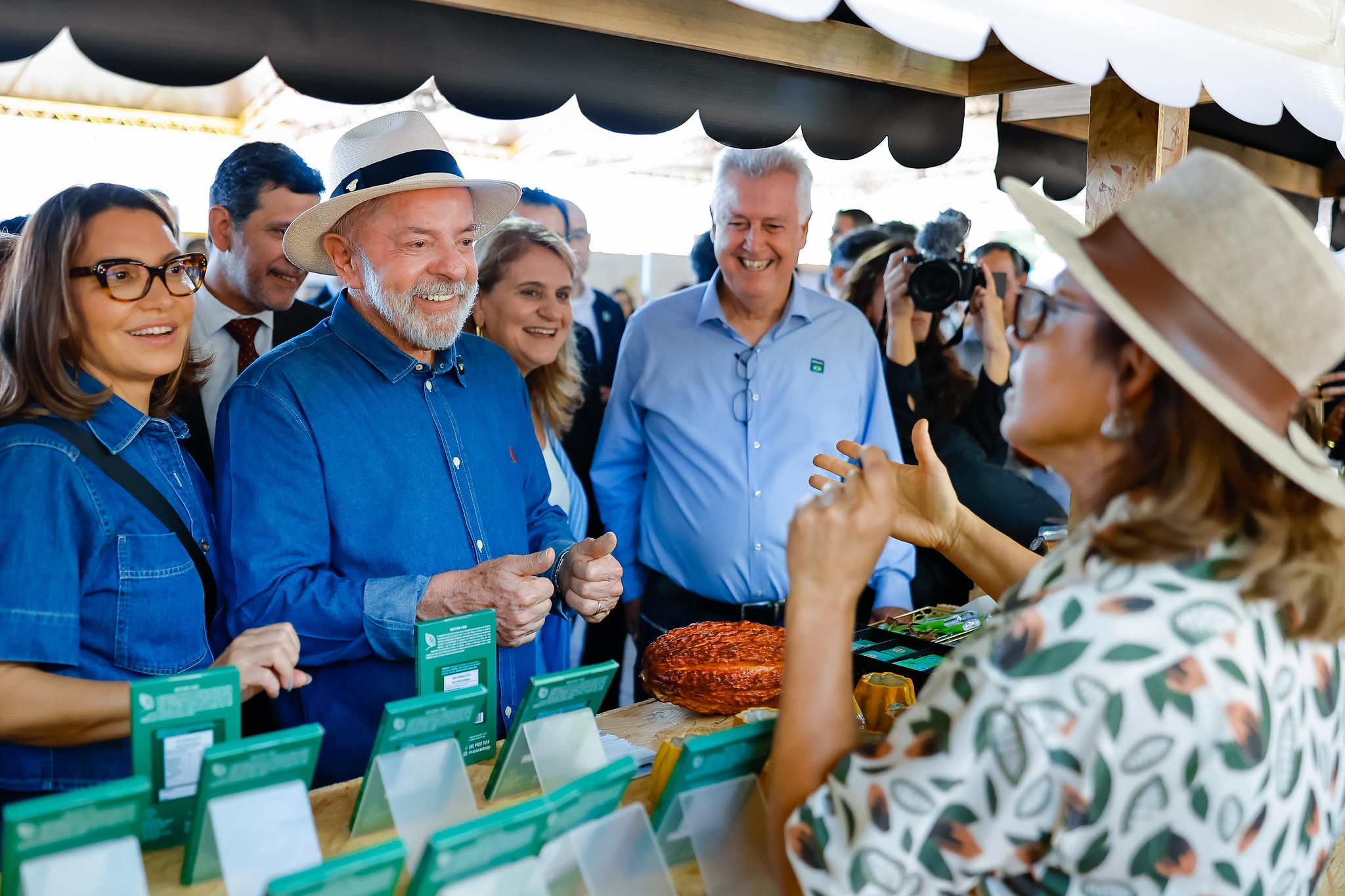 Lula, Janja e Rollemberg