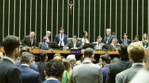 Plenário da Câmara dos Deputados durante sessão conjunta do Congresso Nacional destinada à deliberação do veto presidencial (VET 3/2026) | Foto: Geraldo Magela/Agência Senado