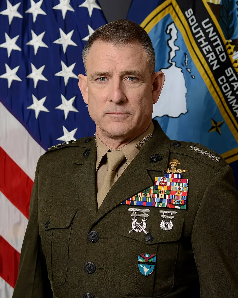 General Francis Donovan, líder do Comando Sul dos EUA