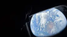 Astronautas da Artemis II observam a Terra | Foto: Divulgação/Nasa