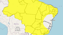 Alerta de chuvas intensas atinge grande parte do Brasil, aponta INMET