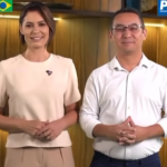 Michelle Bolsonaro e seu irmão Eduardo Torres