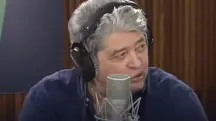 Apresentador José Luiz Datena, durante a transmissão do programa Alô Alô Brasil, da Rádio Nacional | Foto: Reprodução/Rádio Nacional