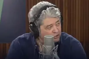 Apresentador José Luiz Datena, durante a transmissão do programa Alô Alô Brasil, da Rádio Nacional | Foto: Reprodução/Rádio Nacional