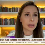 Deputada Carol de Toni explica projeto de anistia a multados por Moraes