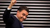 Flávio Bolsonaro durante evento na Assembleia Legislativa de São Paulo - 27/2/2026 | Foto: Aloisio Mauricio/FotoArena/Estadão Conteúdo