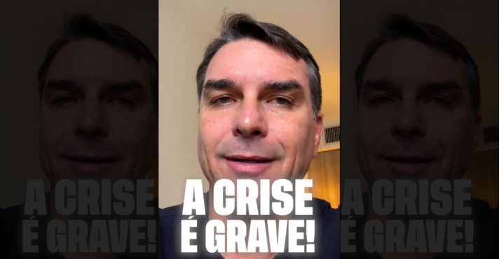 O senador e pré-candidato pelo PL, Flávio Bolsonaro, em vídeo nas redes sociais | Foto: Reprodução/X/@FlavioBolsonaro