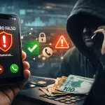 Outra orientação é evitar instalar aplicativos indicados durante ligações, principalmente ferramentas de acesso remoto, que podem permitir o controle do aparelho por terceiros | Foto: Divulgação/Oeste | Imagem criada com o auxílio de inteligência artificial