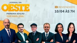 O Jornal da Oeste, Primeira Edição é transmitido de segunda a sexta, a partir das 7h | Foto: Divulgação/Oeste