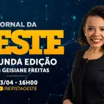 O Jornal da Oeste, Segunda Edição é transmitido de segunda a sexta, das 16h às 17h45 | Foto: Divulgação/Oeste