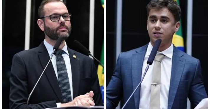 Nos últimos dias, vieram a público divergências entre o deputado federal Nikolas Ferreira (PL-MG) e o senador Jorge Seif (PL-SC) | Foto: Roque de Sá/Agência Senado/Pablo Valadares/Agência Câmara