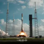 Novo lançamento de satélite feito nesta última segunda-feira, 30, pela Space X | Foto: Reprodução/X/@SpaceX