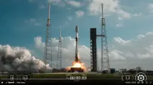 Novo lançamento de satélite feito nesta última segunda-feira, 30, pela Space X | Foto: Reprodução/X/@SpaceX