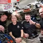 Imagem da última terça-feira, 7, em que Trump parabenizou astronautas e falou da ansiedade por recebê-los na Casa Branca | Foto: Reprodução/X