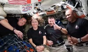 Imagem da última terça-feira, 7, em que Trump parabenizou astronautas e falou da ansiedade por recebê-los na Casa Branca | Foto: Reprodução/X