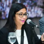 Delcy Rodriguez, atual líder da Venezuela | Foto: Reprodução/Flickr