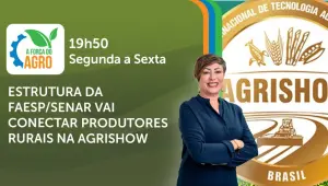 A Força do Agro é transmitido de segunda a sexta, das 19h50 às 20h30 | Foto: Divulgação/Oeste