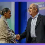 Marina Silva e Aldo Rebelo durante encontro em Brasília, em 2024 | Foto: José Cruz/Agência Brasil