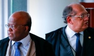 Joaquim Barbosa e Gilmar Mendes: atrito histórico | Foto: Reprodução/X