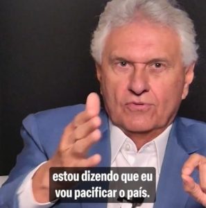 O pré-candidato à Presidência pelo PSD, Ronaldo Caiado | Foto: Reprodução/X/canalmeio