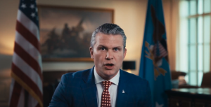 O Secretário de Guerra dos Estados Unidos, Pete Hegseth