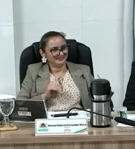 A vereadora Susenilda Costa