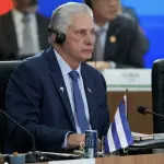 O presidente de Cuba, Miguel Díaz-Canel. Foto: Eraldo Peres/AP/File