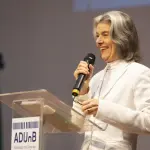 A ministra do STF Cármen Lúcia em evento na Universidade de Brasília | Foto: Raquel Aviani/Secom UnB