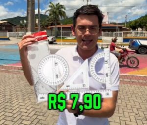 Em vídeo, deputado Carmelo Neto (PL/CE) mostra produtos e preços pagos pela Prefeitura de Itapipoca | Foto: Reprodução/X/@carmelonetobr
