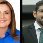 À esquerda, a atual governadora do Pará Hana Ghassan (MDB); à direita, o ex-prefeito de Ananindeua (PA) dr. Daniel Santos (Podemos) | Foto: Reprodução/Wikimedia Commons