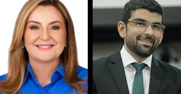 À esquerda, a atual governadora do Pará Hana Ghassan (MDB); à direita, o ex-prefeito de Ananindeua (PA) dr. Daniel Santos (Podemos) | Foto: Reprodução/Wikimedia Commons