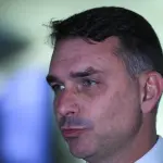 Senador Flávio Bolsonaro durante entrevista | Foto: Lula Marques/Agência Brasil