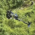 Helicóptero cai em Campina Grande, PB | Foto: Reprodução / Redes sociais