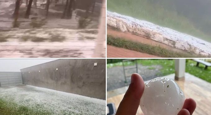 granizo em piedade sp