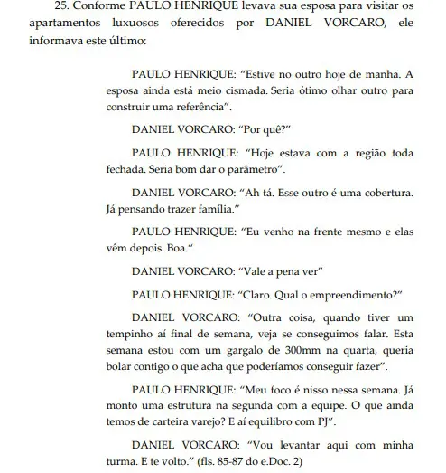 MENSAGENS ENTRE PAULO HENRIQUE E VORCARO