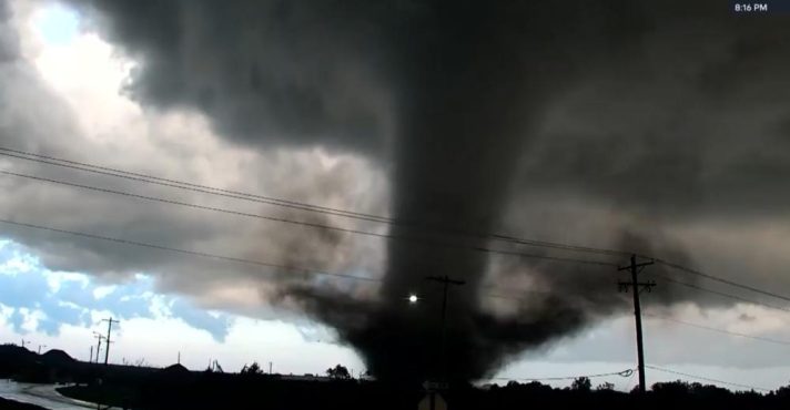 Tornado em Oklahoma, nos EUA
