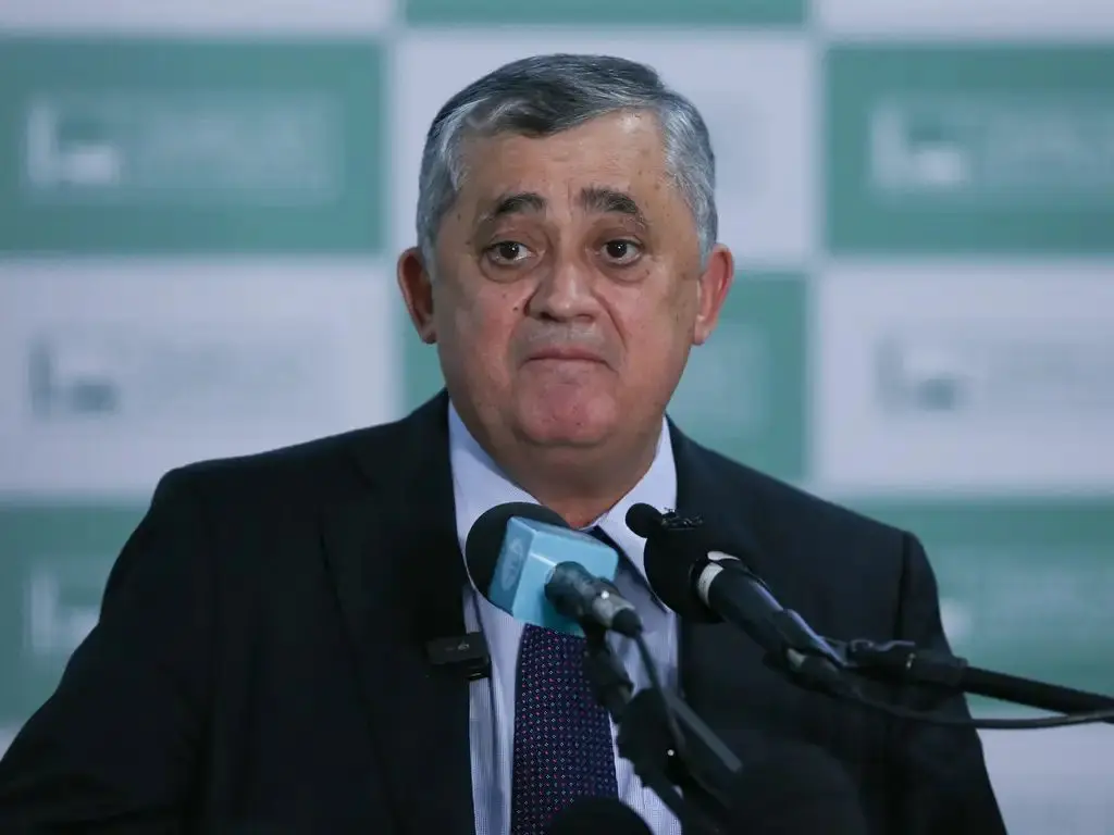 O ministro das Relações Institucionais, José Guimarães, durante coletiva a Imprensa | Lula Marques/ Agência Brasil
