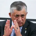 O ministro das Relações Institucionais, José Guimarães, durante coletiva a Imprensa | Lula Marques/ Agência Brasil