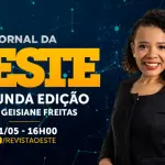 O Jornal da Oeste, Segunda Edição é transmitido de segunda a sexta, das 16h às 17h45 | Foto: Divulgação/Oeste