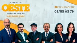 O Jornal da Oeste, Primeira Edição é transmitido de segunda a sexta, a partir das 7h | Foto: Divulgação/Oeste