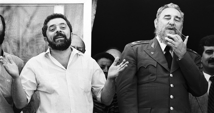 lula e fidel castro