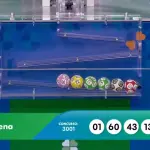 Concurso 3001 da Mega-Sena, com prêmio estimado em R$ 115 milhões | Foto: Reprodução/YouTube
