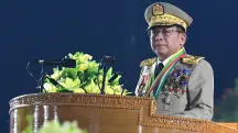 O presidente de Mianmar, Min Aung Hlaing, comandou um golpe de Estado em 2021 | Foto: Divulgação