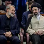 Mojtaba Khamenei e Ali Larijani Irã