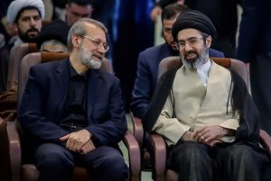 Mojtaba Khamenei e Ali Larijani Irã
