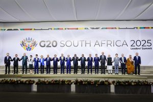Líderes mundiais reunidos na cúpula do G20 África do Sul 2025 em evento internacional