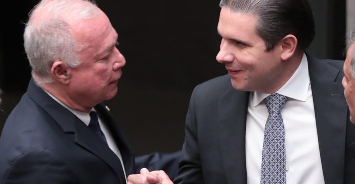 Paulo Azi e Hugo Motta