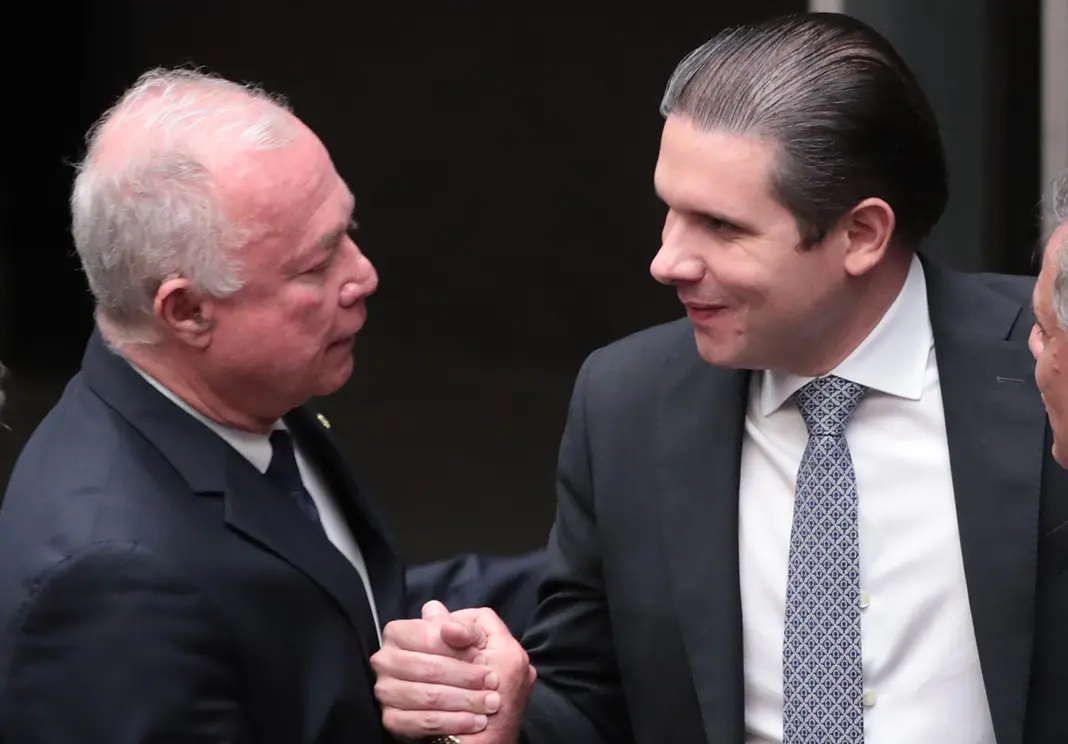 Paulo Azi e Hugo Motta