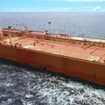 O petroleiro M/T Tifani, ligado ao irã | Foto: Reprodução/Departamento de Defesa dos EUA