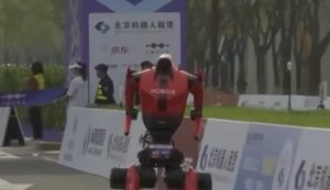 robô meia-maratona pequim china honor